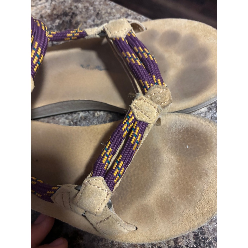 Teva Alp Premier Sandals Womens 8 Purple Cord Suede Strappy Outdoor 1015469 - Picture 9 of 12